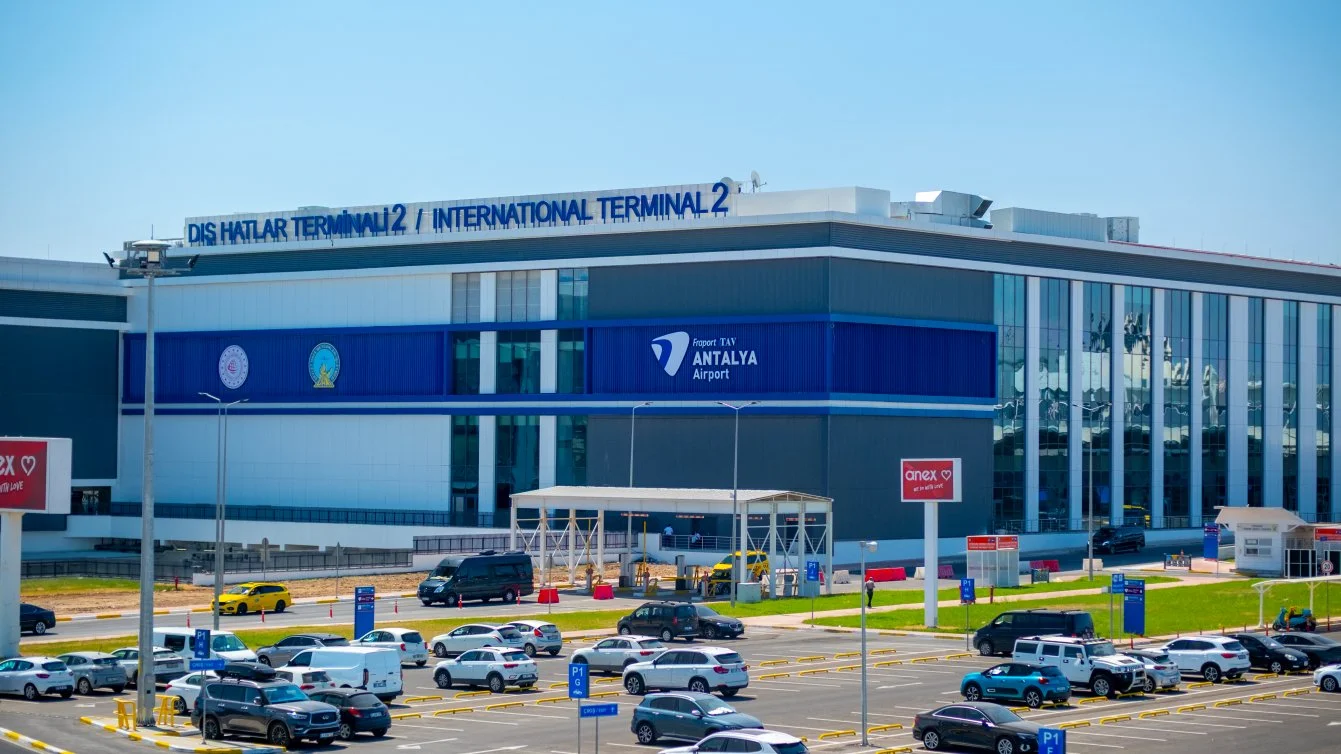 Antalya Airport international terminal exterior