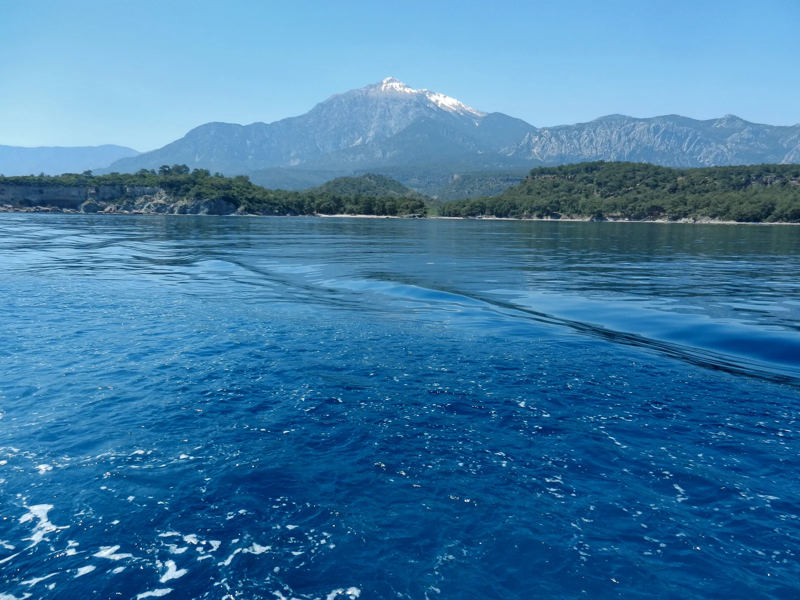 Tahtalı Mountain above the Mediterranean coast near Tekirova